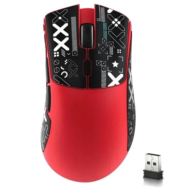 Attack Shark R1 2.4G USB безжична Bluetooth геймърска мишка 18K DPI PAW3311 трирежимна свързаност 59g лека за PC лаптоп Mac