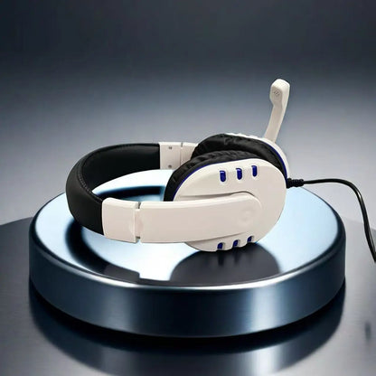 Auriculares con cable 7260 con micrófono – Headset para gaming y trabajo para PS4 PS5 Xbox One, estudio y reuniones, auriculares con jack 3.5mm