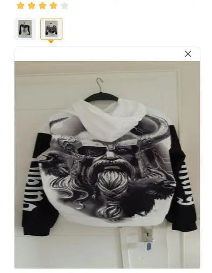 2024 Mens Hoodies Eagle Tattoo Pattern Vikings 3D Printed Fashion Casual Harajuku Hip Hop Autumn And Winter Oversized Sudaderas, Produit gaming premium Fraquane, produits de luxe, nouvelle génération, équipement gamer