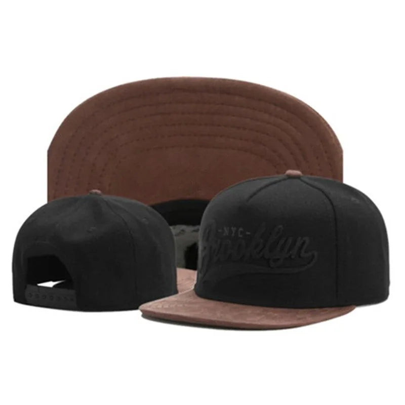 Luksus kasket Gorra-mærke Herrehatte Flat Top Baseball-kasket til mænd Justerbar Snapback Gorras Hombre Sport Kvinder Mænd HipHop Solhat