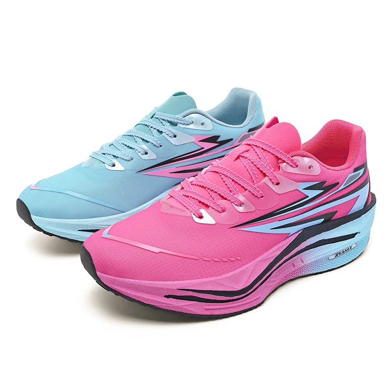 Unisex Sports Shoes Fashionable Lace-Up Running Shock-Absorbing Anti-Slip Rebound Training Shoes 2026 New Outdoor Fitness Shoes