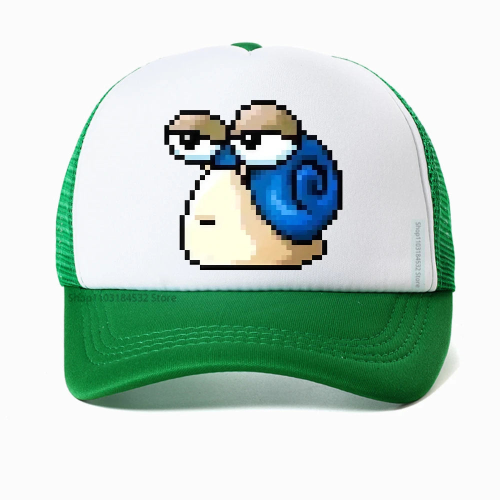 Czapka baseballowa z nadrukiem Harajuku MapleStory – urocza i zabawna, męska, w koreańskim stylu, dla fanów gier, otaku i hipsterów – czapka z możliwością personalizacji