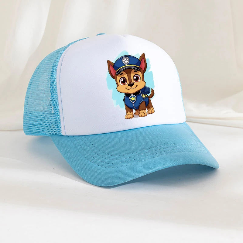 Baseballkappe für Jungen und Mädchen, sommerlicher, verstellbarer Sonnenhut, Anime, Paw Patrol, Chase, Skye, niedlicher Retro-Sonnenhut, Kopfbedeckung für Erwachsene, Geschenk