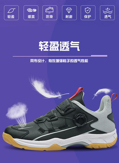 Professional Volleyball Shoes Men's and Women's Fitness Badminton Shoes Youth Table Tennis Training and Competition Sports Shoes