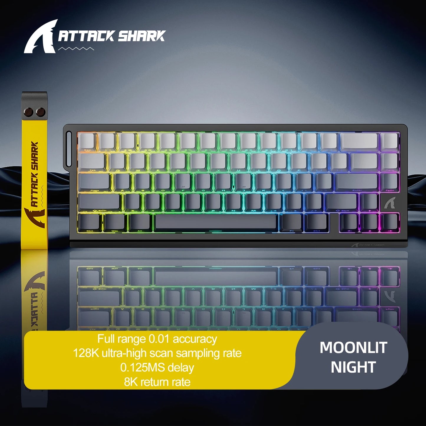 Magnetic Gaming Keyboard ATTACK SHARK X68HE X68PRO HE and FREEWOLF F68 Wired F68Pro Wireless for Pro Gaming 0.01mm Rapid Trigger