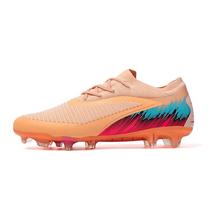 New Men's Football Boots Shoes Match Training Soccer Shoes Non-Slip Cleats Long Spikes FG Ultralight Outdoor Sneakers Drop Shipping