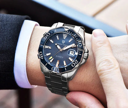2025 New Brand PAGANI DESIGN 1617 Men's Military Sport Mechanical Watches Waterproof Stainless Steel Top Brand Luxury Men Watch