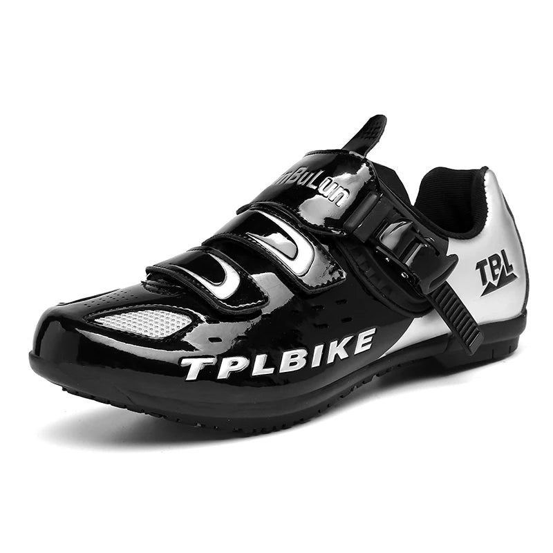 New Men’s and Women’s Bicycle Shoes Outdoor Cycling Shoes with Three Functional Soles Professional Training Shoes