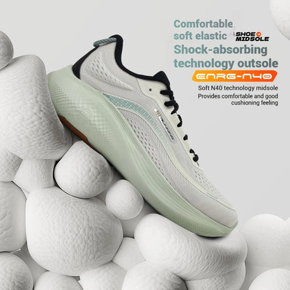 361 Degrees N40 Men Running Shoes Trendy Rebound Cushioning Soft Durable Airy Mesh Stable Lightweight Male Sneakers 672532207