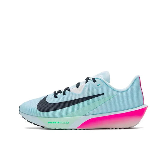 POIZON Nike Rival Fly 4 Low top Racing Running Shoes Men's Blue Pink FV6040-400