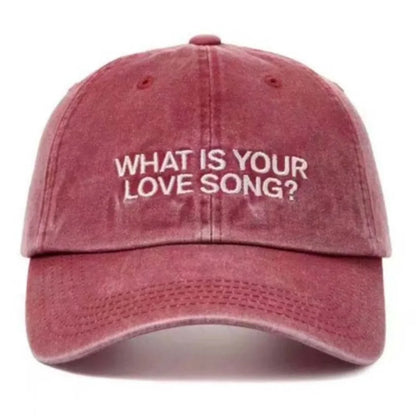 Корейски K-pop „What Is Your Love Song“ – еднакви плетени шапки с бродерия, шапки за концерти от световното турне, модни шапки за жени и мъже, шапки за бейзбол за носене на открито