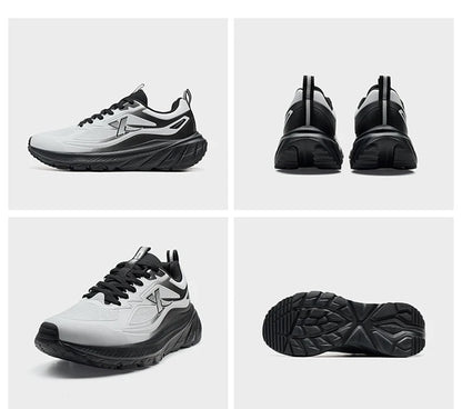 Xtep Male's Running Shoes Lightweight Breathable Shock Absorption Wear-Resistant Durability Cushioning Sneakers 875419110002