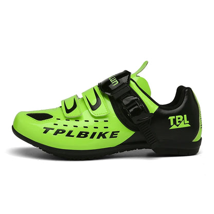 New Men’s and Women’s Bicycle Shoes Outdoor Cycling Shoes with Three Functional Soles Professional Training Shoes