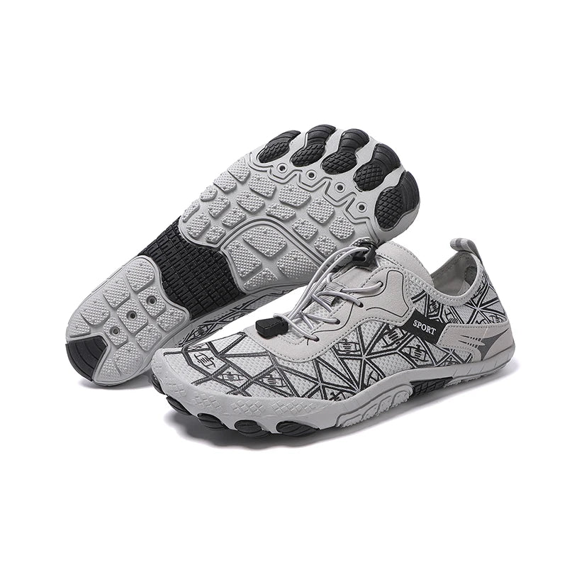 New Barefoot Wading Shoes Men Women Mesh Quick-Drying Beach Shoes Outdoor Non-Slip Swimming Shoes Unisex Water Sports Shoes