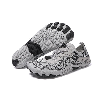 New Barefoot Wading Shoes Men Women Mesh Quick-Drying Beach Shoes Outdoor Non-Slip Swimming Shoes Unisex Water Sports Shoes