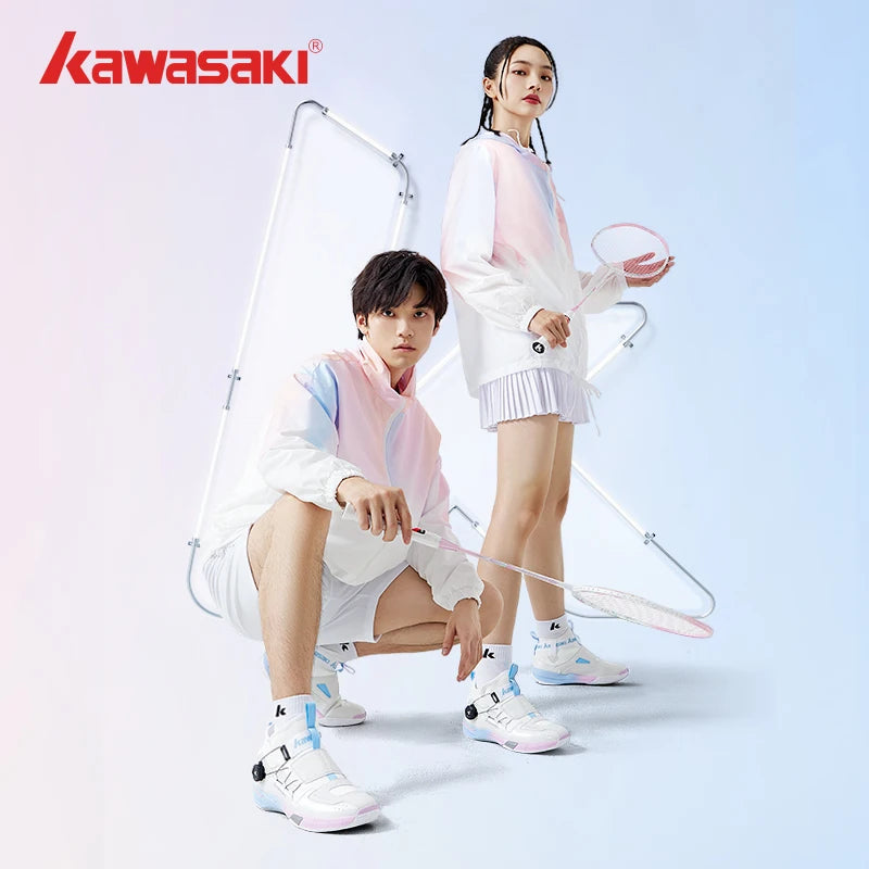 Zapatillas profesionales de bádminton Kawasaki King Series 2.0 para hombre y mujer, deportivas antitorsión originales, zapatillas de tenis para hombre, sneakers A3311