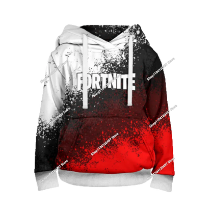 2025 3D New Children's Anime Fortnite Printed Sweater Series Pullover Generation Tide Brand Hoodie Gift