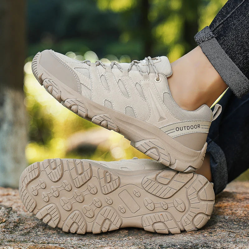 Men Women Outdoor Sports Hiking Shoes Fashion Trekking Sneakers Comfort Footwear All Season Jogging Shoes for Men Breathable Shoes