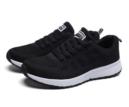 New Arrival Women Flats Footwear Shoes Woman Lace Up Flats Shoes Casual Sneakers Women's Shoes Soft Zapatos Mujer Plus Size