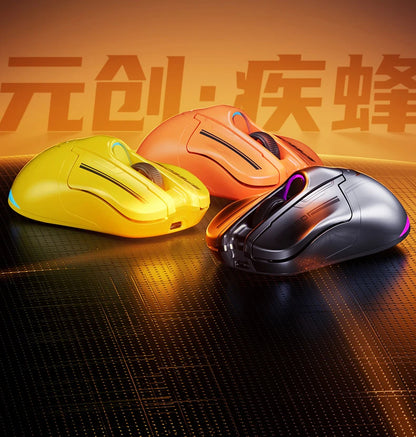 INPHIC Super Racing Car Series kabellose Bluetooth-Gaming-Maus 500mA mit Akkustandsanzeige und anpassbaren Lichteffekten