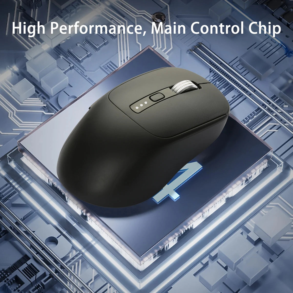 BalanceFit Bluetooth Wireless Mouse 5.2, Rechargeable Ergonomic Wireless Mouse with USB 2.4GHz for Laptop, MacBook, iPad, PC & Tablet