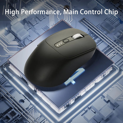 BalanceFit Bluetooth Wireless Mouse 5.2, Rechargeable Ergonomic Wireless Mouse with USB 2.4GHz for Laptop, MacBook, iPad, PC & Tablet