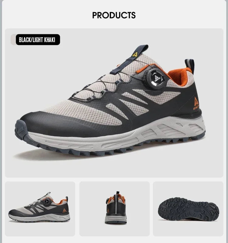 HUMTTO Breathable Trail Running Shoes for Men Black Men's Sports Shoes Cushioning Sneakers Man Luxury Designer Casual Trainers