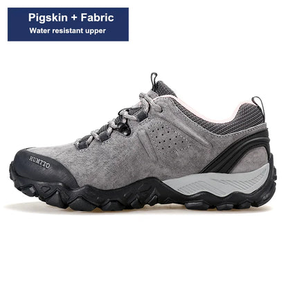 HUMTTO Trekking Shoes for Women Winter Hiking Shoes Women's Waterproof New Luxury Designer Climbing Leather Casual Woman Sneakers