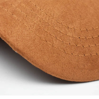 Casquette de baseball en daim en gros, automne-hiver, pour hommes et femmes, casquette unie d'hiver, style urbain, unisexe, ajustable, décontractée, unie, Gorra Caps