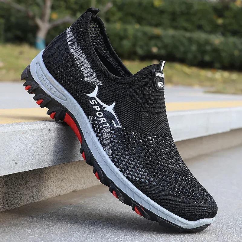 Men's summer sneakers Sporty men's mesh shoes breathable sports shoes canvas lightweight  sneakers cheap shoes clearance