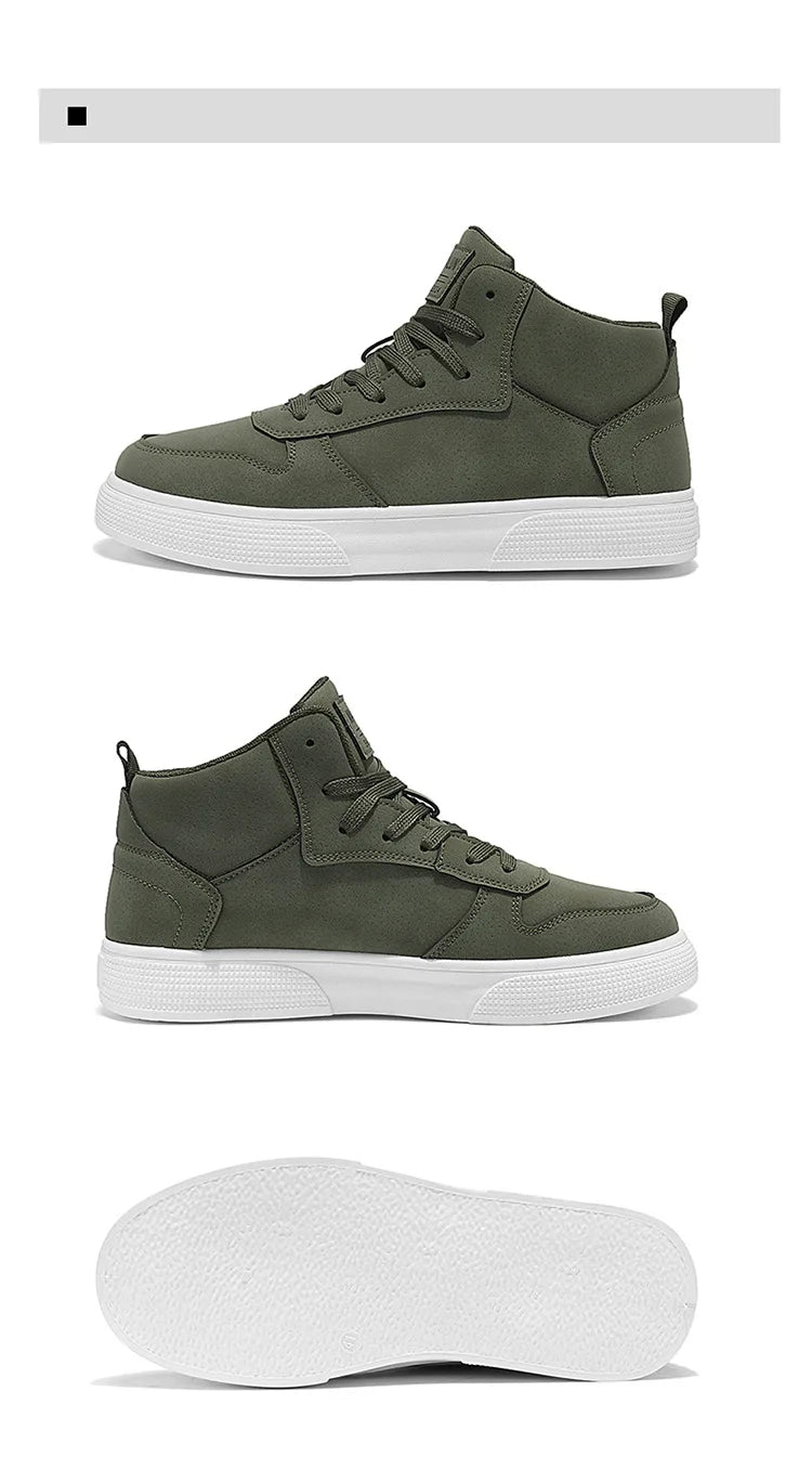 Men's Skateboarding Shoes 48 High Top Casual Sneakers Breathable Street Shoes Flats Shoes Lace Up Walking Shoes Men's Shoes