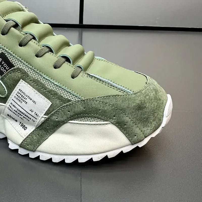 Baskets de luxe pour homme, chaussures de sport, mocassins, baskets casual pour homme à semelles épaisses, confortables, respirantes, tendance, au design original et personnalisées