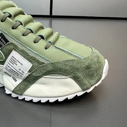 Baskets de luxe pour homme, chaussures de sport, mocassins, baskets casual pour homme à semelles épaisses, confortables, respirantes, tendance, au design original et personnalisées