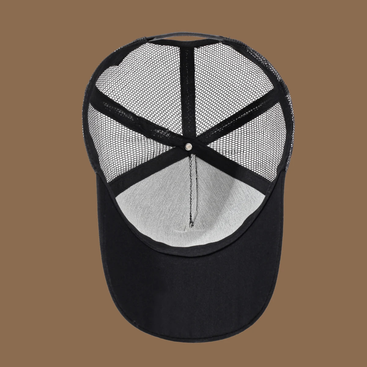 Gorra de camionero unisex con águila bordada y aplique: ideal para el día a día, para hacer deporte y como protección solar