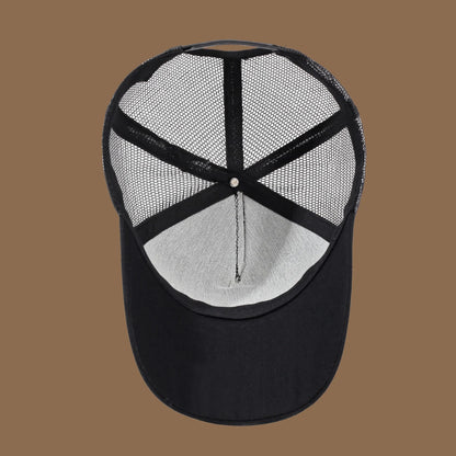 Gorra de camionero unisex con águila bordada y aplique: ideal para el día a día, para hacer deporte y como protección solar