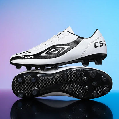 New Men’s Football Boots Grass Cleats Soccer Shoes Match Adult Indoor Ultralight Non-Slip Boys Futsal Sport Turf Comfortable