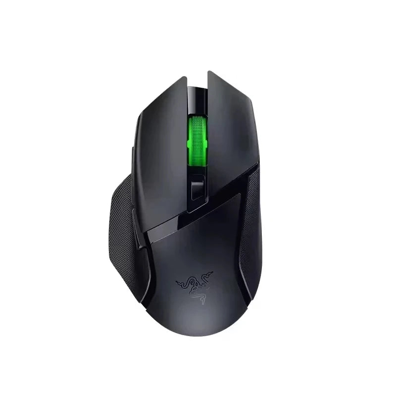 Original Razer Basilisk V3 X HyperSpeed anpassbare kabellose Gaming-Maus, optischer 18K-Sensor, Chroma RGB, 9 programmierbare Bedienelemente