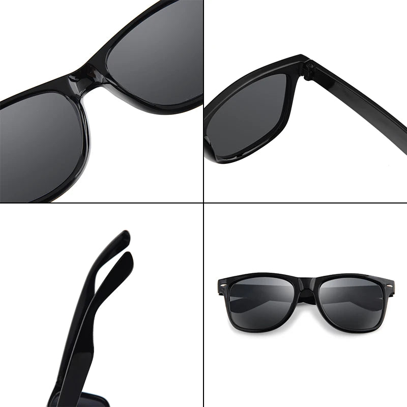 2pcs Fashion classic men's sunglasses UV protection driving outdoor sunglasses