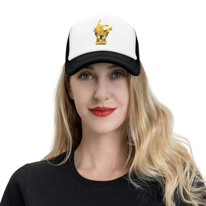 Pokemon Trucker Hats Adult Hip-Hop  Hats Trucker Hat Trucker Cap Adjustable Polyester Mesh Baseball Caps Summer