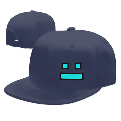 Videoigra Geometry Dash: bejzbolske kapice Snapback za moške in ženske, nastavljive kapice, hip-hop bejzbolske kapice, casquette