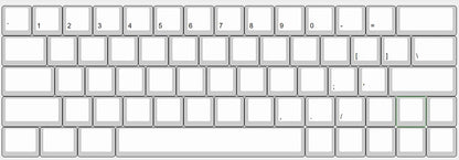 Hot-Swap 64RGB Mechanical Keyboard Custom PCB Compatible With GH60 Wooting 60he RAKK PCB Kit optional