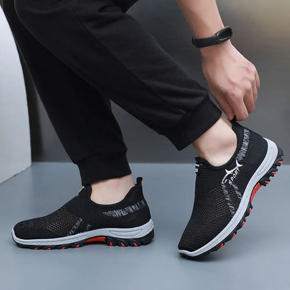 Men's summer sneakers Sporty men's mesh shoes breathable sports shoes canvas lightweight  sneakers cheap shoes clearance