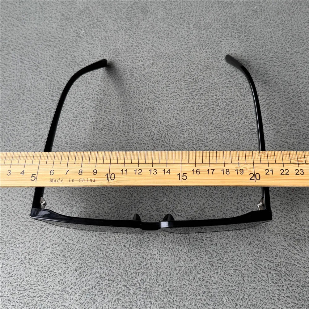 Vazrobe 160 mm oversized solbriller til mænd, polariserede, sorte solbriller til mænd, unisex, store, med bred ramme, XXL-størrelse