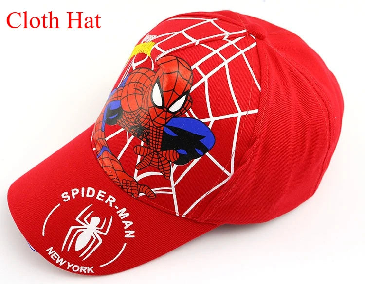 Marvel Anime figurka Spider-Man kreslená baseballová čepice bavlna polyester čepice s kšiltem pro chlapce a dívky čepice a doplňky k hlavě dětský dárek k narozeninám