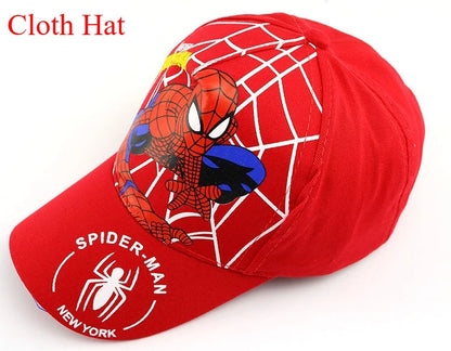 Marvel Anime figurka Spider-Man kreslená baseballová čepice bavlna polyester čepice s kšiltem pro chlapce a dívky čepice a doplňky k hlavě dětský dárek k narozeninám