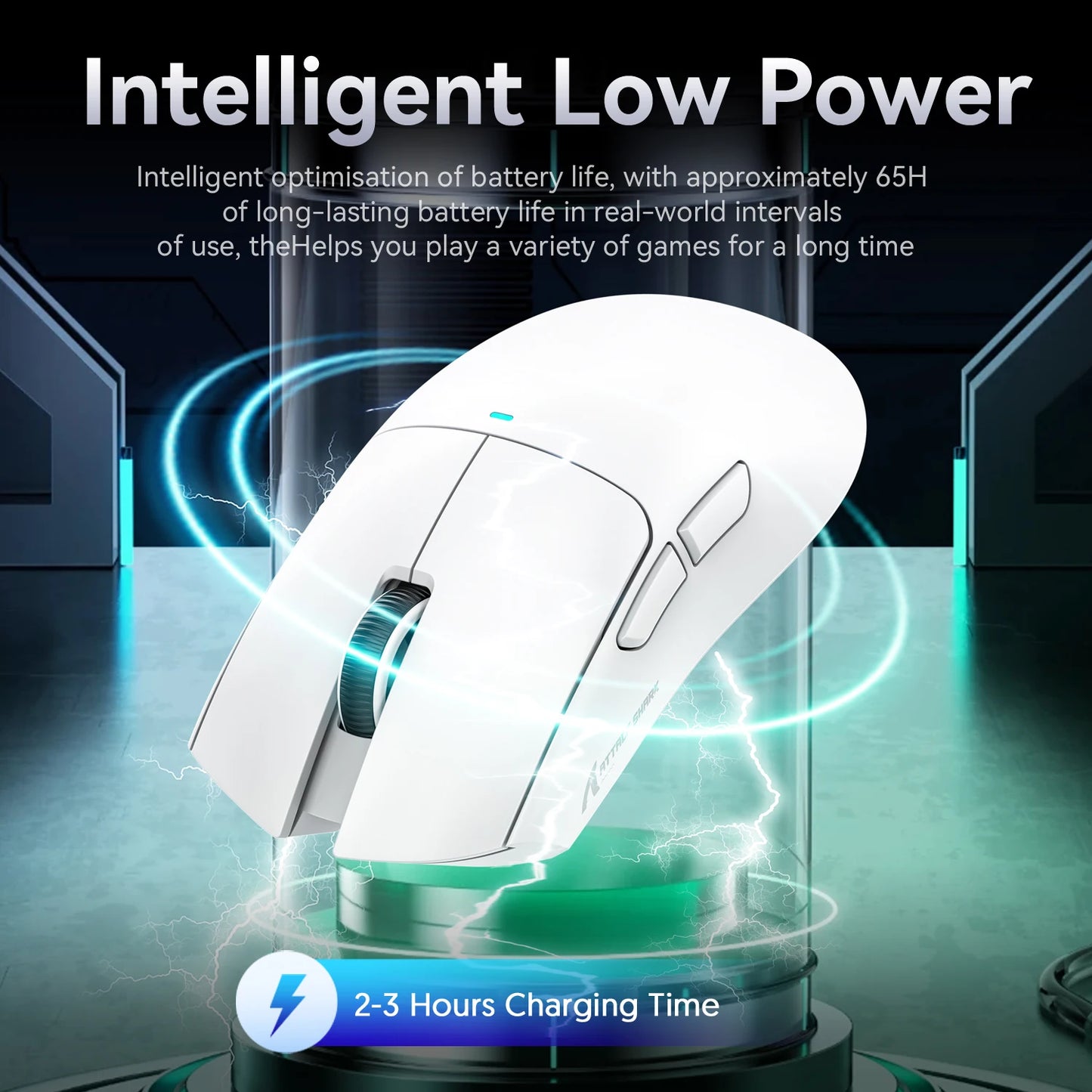 Ratón gaming inalámbrico ATTACK SHARK X11SE, trimodo, superligero de 63g con sensor PAW3311, 22000 DPI, batería de 300mAh, controlador dual