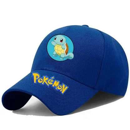 Gengar Pikachu Pokemon Printed Duckbill Hat Adjustable Baseball Cap for Anime Fans Cosplay Lovers Travel Sports Casual Wear