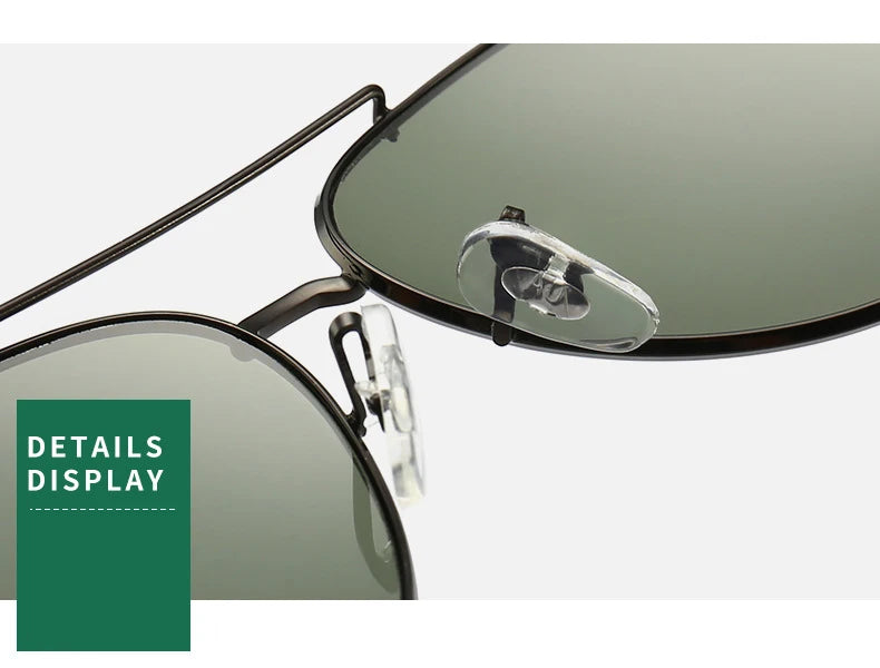 AO Aviation herre-retro-solbriller, moderigtige pilotbriller, American Optical solbriller til kvinder, unisex, metal, UV400 solbriller, Gafas AO57
