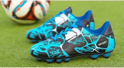 Chaussures de Football pour enfants, chaussures de Football pour garçons, Futsal, baskets d'intérieur rapides, crampons originaux, bottes de Football