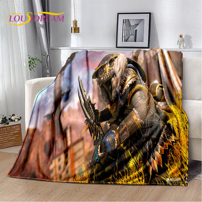 Apex Legends Game Gamer Cartoon Soft Plush Blanket,Flannel Blanket Throw Blanket for Living Room Bedroom Bed Sofa Picnic Cover
